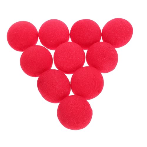 Milisten 10 Stück Teiliges Rote Schwamm Clown Nasen Lustige Karneval Party Requisiten Passend für Erwachsene Verstellbar Cosplay Zubehör für Halloween Fasching Milisten 10 Stück Teiliges Rote Schwamm Clown Nasen Lustige Karneval Party Requisiten Passend für Erwachsene Verstellbar Cosplay Zubehör für Halloween Fasching von Milisten