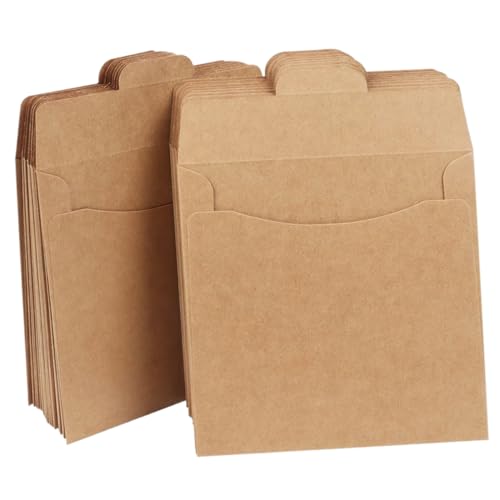 Milisten 100 Stück Disc-tasche Große Papiertüten Umschläge in Legaler Größe Papieraufbewahrungsumschlag Rechtsaktenordner Leere -hüllen Ordnerumschläge Papphüllen Kraftpapier Light Brown Milisten 100 Stück Disc-tasche Große Papiertüten Umschläge in Legaler Größe Papieraufbewahrungsumschlag Rechtsaktenordner Leere -hüllen Ordnerumschläge Papphüllen Kraftpapier Light Brown von Milisten