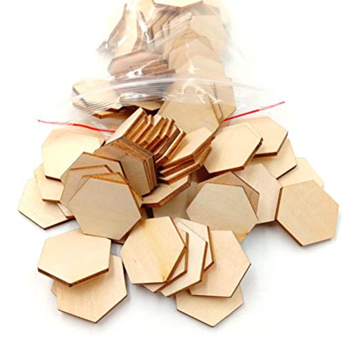 Milisten 100 Stück Holzscheiben Scheiben Sechseck Form Unvollendete Holzausschnitte für DIY Handwerk Projekt Leere Namensschilder Geschenkanhänger für Weihnachten Hochzeitsfeier 30Mm Milisten 100 Stück Holzscheiben Scheiben Sechseck Form Unvollendete Holzausschnitte für DIY Handwerk Projekt Leere Namensschilder Geschenkanhänger für Weihnachten Hochzeitsfeier 30Mm von Milisten