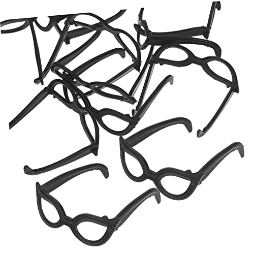 Milisten 100 Stück Mini-Brillenspielzeug für Puppe hoch Gläser Mein winzige Brille Miniaturbrille Brille Plastik Schwarz Milisten 100 Stück Mini-Brillenspielzeug für Puppe hoch Gläser Mein winzige Brille Miniaturbrille Brille Plastik Schwarz von Milisten