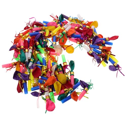 Milisten 100 Stück Pfeifenspielzeug für Kinderparty-Gebläse Partygänger Weihnachten Blowouts Partygeschenke Party-Horn Halloween-Pfeifen Ballonhorn Partypfeife Party Blowouts Gummi Milisten 100 Stück Pfeifenspielzeug für Kinderparty-Gebläse Partygänger Weihnachten Blowouts Partygeschenke Party-Horn Halloween-Pfeifen Ballonhorn Partypfeife Party Blowouts Gummi von Milisten