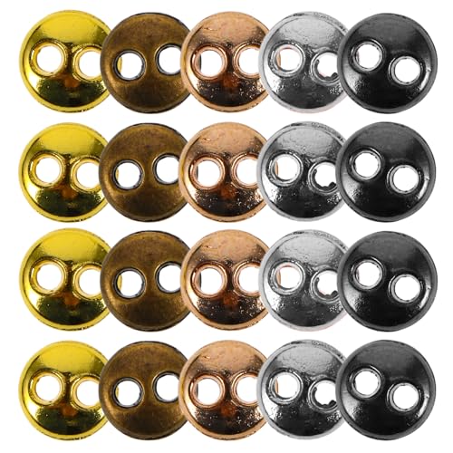 Milisten 100 Stück Puppenknöpfe Babypuppen -erklärungen Knopfaugen Kleine Babypuppenknöpfe Zubehör Für Babypuppen Mini-knopfpuppe Mini Winzige Knöpfe Retro-knöpfe Aus Metall Metall von Milisten
