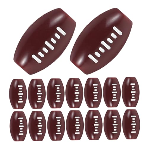 Milisten 100 Stück Rugby-perlen Fußballperlen Für Armbänder Schmuckperlen Kugelperlen Für Die Schmuckherstellung Sportbälle Schmuck Sportball Lose Perlen Dark Brown Acryl Milisten 100 Stück Rugby-perlen Fußballperlen Für Armbänder Schmuckperlen Kugelperlen Für Die Schmuckherstellung Sportbälle Schmuck Sportball Lose Perlen Dark Brown Acryl von Milisten
