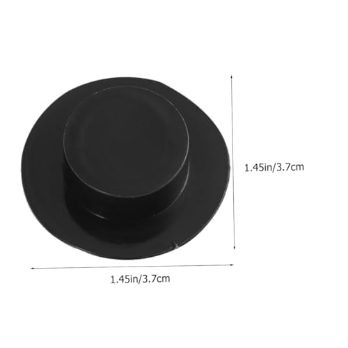 Milisten 100 Stück Teiliges Mini Kunststoff Clown Hüte Schwarz Kleine Puppenhüte für DIY Bastelprojekte Haarschmuck Puppendekoration Leichte Langlebige Weihnachtsdeko Milisten 100 Stück Teiliges Mini Kunststoff Clown Hüte Schwarz Kleine Puppenhüte für DIY Bastelprojekte Haarschmuck Puppendekoration Leichte Langlebige Weihnachtsdeko von Milisten