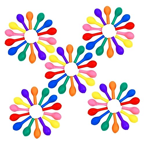 Milisten 100Stücke Neon Glühballons Fluoreszierende Luftballons Für Hochzeiten Und Partys Leuchtende Ballondekoration Für Innen Und Außenbereiche Langlebig Und Bruchsicher von Milisten