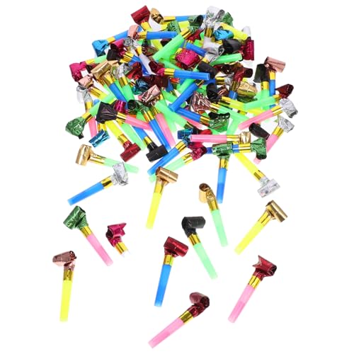 Milisten 100Stücke Party Blowouts Pfeifen Für Lustige Requisiten Für Sportveranstaltungen Und Feiern Sicher Und Langlebig Leuchtende Farben Für Jede Party Milisten 100Stücke Party Blowouts Pfeifen Für Lustige Requisiten Für Sportveranstaltungen Und Feiern Sicher Und Langlebig Leuchtende Farben Für Jede Party von Milisten