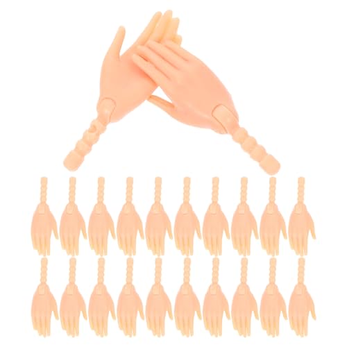 Milisten 10Paare Kleine Puppenhände Realistische Gelenkhände Für Puppen Handzubehör Für DIY Bastelprojekte Für Puppenbauer Und Heimwerker Präzisionsgefertigte von Milisten