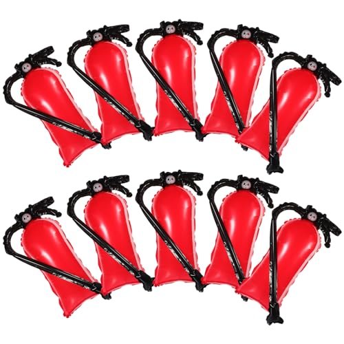 Milisten 10 Stück Feuerlöscher Luftballons für Feuerwehrpartys Aufblasbare Aluminium Folie Ballon Deko für Kindergeburtstage und Festlichkeiten Milisten 10 Stück Feuerlöscher Luftballons für Feuerwehrpartys Aufblasbare Aluminium Folie Ballon Deko für Kindergeburtstage und Festlichkeiten von Milisten