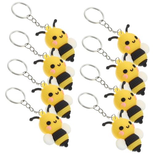 Milisten 10Stücke Kreativer Schlüsselanhänger mit Cartoon Biene Niedliche Bienen Deko für Taschen und Schlüssel für Partys und Anlässe Milisten 10Stücke Kreativer Schlüsselanhänger mit Cartoon Biene Niedliche Bienen Deko für Taschen und Schlüssel für Partys und Anlässe von Milisten