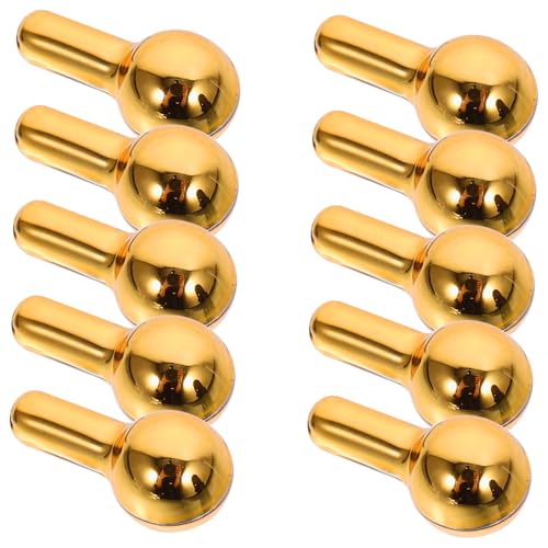 Milisten 10stücke Miniatur Möbelknöpfe Für Goldene Schubladenknöpfe Zubehör Für Möbel Vielseitige Anwendung Mini-häusern Und Szenen von Milisten