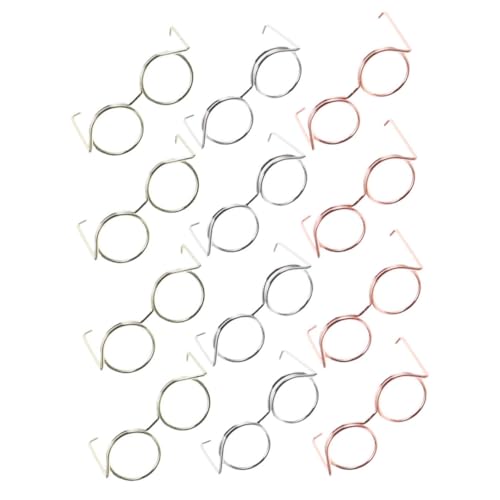 Milisten 12 Stück Brille Spielzeugzubehör Mini -puppenbrille Brillen Zum Anziehen Der Puppe Puppenbrille Schwarz Puppensonnenbrille Für Wichtel Bastelsonnenbrille Für Puppen Kupferkabel Milisten 12 Stück Brille Spielzeugzubehör Mini -puppenbrille Brillen Zum Anziehen Der Puppe Puppenbrille Schwarz Puppensonnenbrille Für Wichtel Bastelsonnenbrille Für Puppen Kupferkabel von Milisten