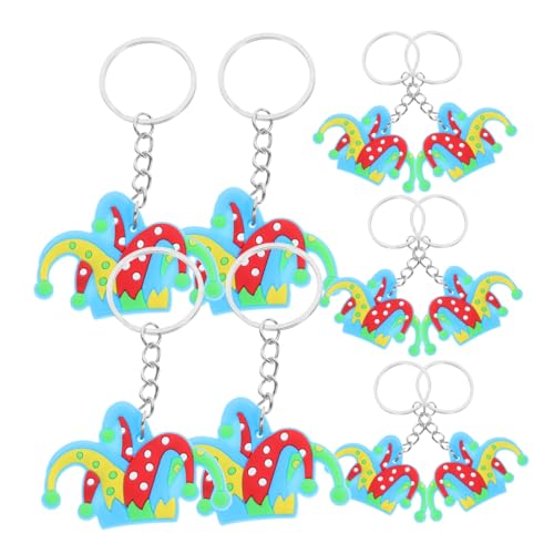 Milisten 12 Stück Cartoon -Schlüsselbund Clownfigur Schlüsselanhänger Zirkusclown-Schlüsselanhänger Clown-Schlüsselring Geldbörse kleiner Schlüsselanhänger PVC Milisten 12 Stück Cartoon -Schlüsselbund Clownfigur Schlüsselanhänger Zirkusclown-Schlüsselanhänger Clown-Schlüsselring Geldbörse kleiner Schlüsselanhänger PVC von Milisten