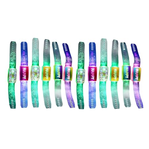 Milisten 12 Stück LED Leuchtarmbänder Farbige Leuchtende Handgelenkspielzeuge für Konzerte und Partys für Erwachsene Vielseitig Einsetzbar Milisten 12 Stück LED Leuchtarmbänder Farbige Leuchtende Handgelenkspielzeuge für Konzerte und Partys für Erwachsene Vielseitig Einsetzbar von Milisten
