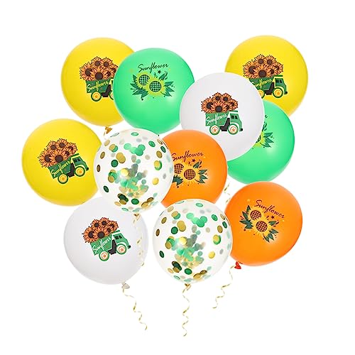Milisten 12 Stück Luftballons für Geburtstagsfeiern groß Willkommen Geburtstag Luftballons Sonnenblumenballon Babypartyballon farbenfrohe Partyballons Feier Ballon Ballons Emulsion Milisten 12 Stück Luftballons für Geburtstagsfeiern groß Willkommen Geburtstag Luftballons Sonnenblumenballon Babypartyballon farbenfrohe Partyballons Feier Ballon Ballons Emulsion von Milisten