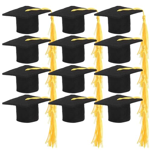 Milisten 12 Stück Mini Graduation Hat Cupcake Toppers Teilig mit Quasten für Abschlussfeier Kreative Tortendeko für Kuchen und Desserts Festliche Partydekorationen Milisten 12 Stück Mini Graduation Hat Cupcake Toppers Teilig mit Quasten für Abschlussfeier Kreative Tortendeko für Kuchen und Desserts Festliche Partydekorationen von Milisten