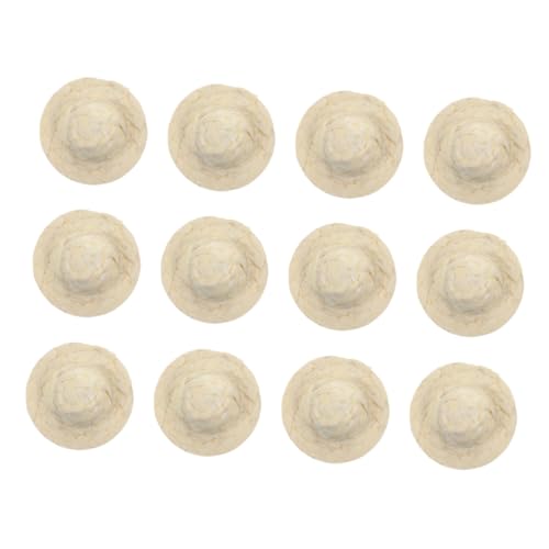 Milisten 12 Stück Mini Puppenhüte Handgefertigte Strohhüte für DIY Dekorationen Geeignet für Mini Puppen Flaschen und Bastelprojekte Milisten 12 Stück Mini Puppenhüte Handgefertigte Strohhüte für DIY Dekorationen Geeignet für Mini Puppen Flaschen und Bastelprojekte von Milisten