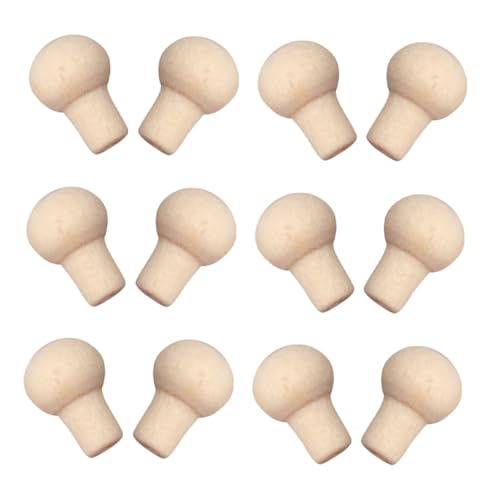 Milisten 12 Stück Puppenhausmöbel Es klein Machen winzig für Mädchen Miniatur Mini-Hausgriffe Mini Dollhouse Schublade zieht Mini-Ziergriffe Mini-Schubladengriffe Mini-Möbelgriffe Holz von Milisten