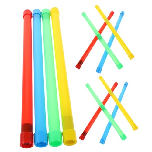 Milisten 12 Stück Stäbchenspielzeug Party Krachmacher Stöhnröhre Musikalische Klangröhre Stöhnröhre Für Stöhngeräuschmacher Geräuschmacher Lustiger Geräuschmacher Klangstäbe Kunststoff von Milisten