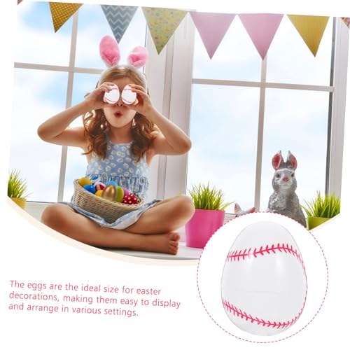 Milisten 12 Stück Teiliges Befüllbare Kunststoff Ostereier Baseball Design Wiederverwendbare Candy Box für Süßigkeiten und Kleine Geschenke Osterdekoration für Familie Milisten 12 Stück Teiliges Befüllbare Kunststoff Ostereier Baseball Design Wiederverwendbare Candy Box für Süßigkeiten und Kleine Geschenke Osterdekoration für Familie von Milisten