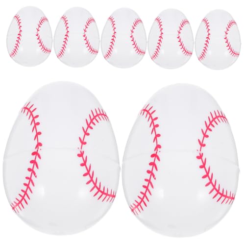 Milisten 12 Stück Teiliges Befüllbare Plastik Ostereier im Baseball Design für Ostern Farbenfrohe Dekoration für Osterfeiern Wiederverwendbare Boxen für Süßigkeiten und Kleine Milisten 12 Stück Teiliges Befüllbare Plastik Ostereier im Baseball Design für Ostern Farbenfrohe Dekoration für Osterfeiern Wiederverwendbare Boxen für Süßigkeiten und Kleine von Milisten