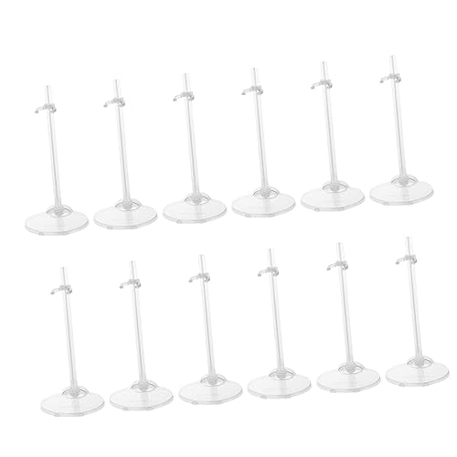 Milisten 12 Stück Teiliges Puppenständer Transparenter Puppenhalter für Aufbewahrung und Präsentation von Puppen für DIY Projekte Milisten 12 Stück Teiliges Puppenständer Transparenter Puppenhalter für Aufbewahrung und Präsentation von Puppen für DIY Projekte von Milisten