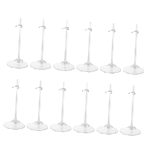 Milisten 12 Stück Teiliges Transparentes Puppenständer Klarer Doll Holder mit Stabiler Halterung für Schaufenster Regal und Ausstellung Sichere Aufbewahrung und Präsentation von Puppen Milisten 12 Stück Teiliges Transparentes Puppenständer Klarer Doll Holder mit Stabiler Halterung für Schaufenster Regal und Ausstellung Sichere Aufbewahrung und Präsentation von Puppen von Milisten