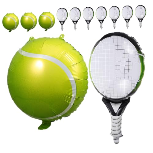 Milisten 12 Stück Tennisballon Form Luftballons Dekoration Thema Nummer Tennisparty Folienballon Sport Smaragd Für Große Bälle Mit Tennisbällen Riesiger Tennisball Milisten 12 Stück Tennisballon Form Luftballons Dekoration Thema Nummer Tennisparty Folienballon Sport Smaragd Für Große Bälle Mit Tennisbällen Riesiger Tennisball von Milisten