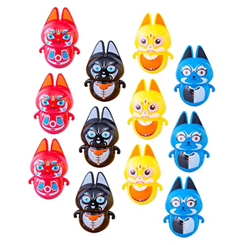 Milisten 12Stücke Cartoon Tumbler Kognitive Spielzeuge Für Katzen Figuren Desktop Tumbler Dekoration Zufällige Fördert Die Kreativität Und Motorik Milisten 12Stücke Cartoon Tumbler Kognitive Spielzeuge Für Katzen Figuren Desktop Tumbler Dekoration Zufällige Fördert Die Kreativität Und Motorik von Milisten