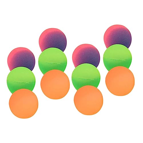 Milisten 12Stücke Mattierte Hüpfbälle Für Bouncy Balls Partyspielzeug Sicherheitsmaterial Farbenfrohes Für Kreative Aktivitäten Und Lernspiele von Milisten
