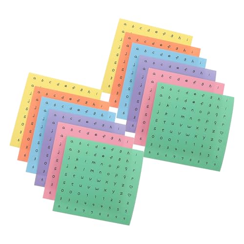 Milisten 12blätter Notizbuch Aufkleber Dekorative Buchstaben Und Zahlen Selbstklebende Sticker Für Scrapbooking Und Kreative Projekte Für Journaling Und -kunsthandwerk Milisten 12blätter Notizbuch Aufkleber Dekorative Buchstaben Und Zahlen Selbstklebende Sticker Für Scrapbooking Und Kreative Projekte Für Journaling Und -kunsthandwerk von Milisten