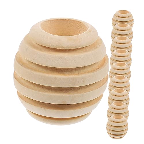 Milisten 15 Stück Beehive Perlen Holzperlen für Diy Mikrolandschaften und Garten Dekoration Wabenförmige Bastelaccessoires für Projekte Milisten 15 Stück Beehive Perlen Holzperlen für Diy Mikrolandschaften und Garten Dekoration Wabenförmige Bastelaccessoires für Projekte von Milisten