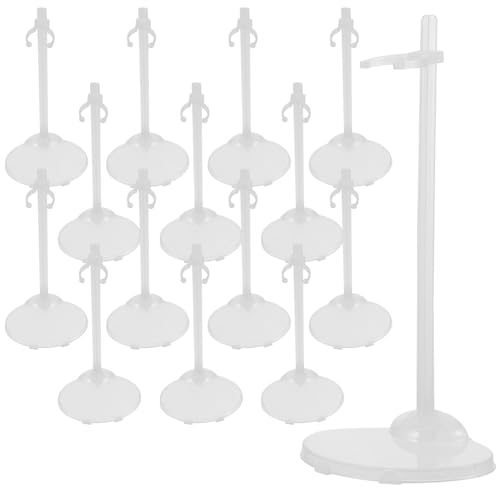 Milisten 15 Stück Puppenständer Transparent Verstellbar Stabiler Halter für Puppen für Figuren und Modelle zur Präsentation im Kinderzimmer Milisten 15 Stück Puppenständer Transparent Verstellbar Stabiler Halter für Puppen für Figuren und Modelle zur Präsentation im Kinderzimmer von Milisten