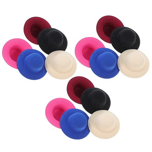 Milisten 15 Stück Puppenzubehör Miniaturhüte Winzige Zylinder Mini-Puppen Herstellung Unser Miniatur-puppenhut Puppenhut-dekore Kleine Hüte Für Puppen Miniatur-bauhut Stoff Milisten 15 Stück Puppenzubehör Miniaturhüte Winzige Zylinder Mini-Puppen Herstellung Unser Miniatur-puppenhut Puppenhut-dekore Kleine Hüte Für Puppen Miniatur-bauhut Stoff von Milisten