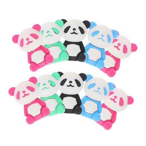 Milisten 16 Stück Teiliges Panda Radiergummi für Lustige Tier Radierer für Kindergarten Zufällige Farben als Zufällige Farbe Zufällige Farbe von Milisten