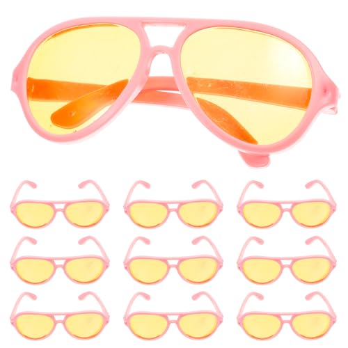 Milisten 16 Stück dekorative Brillenrequisiten winzig Sonnenbrille klein Puppe tun so, als ob sie eine Brille hätten Kinderzubehör Brille Plastik von Milisten
