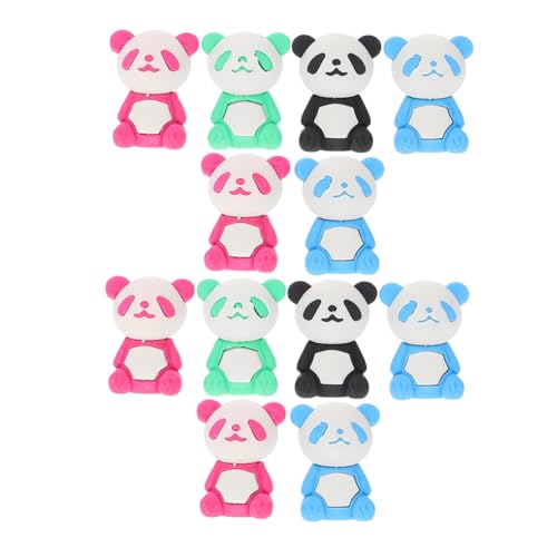 Milisten 16Stücke Teiliges Cartoon Radiergummi Süße Panda Designs für Mitgebsel für Farbenfroh und Langlebig Schule von Milisten