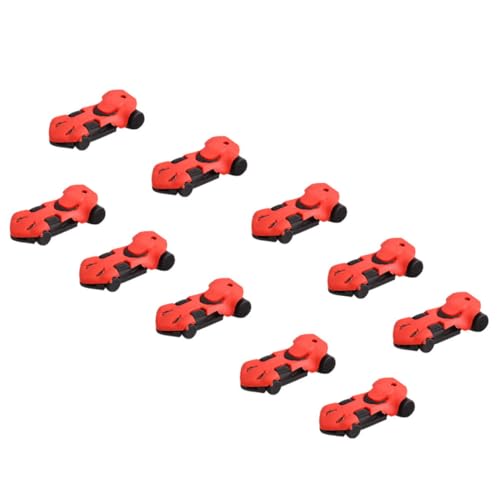 Milisten 18 Stück Rennmodellgummi Radiergummis für Kleinkind Auto Gummi-Radiergummis Spielzeugauto Kindergäuer abnehmbare Mini-Radierer Mini -Radiergummi tpr Zufällige Farbe von Milisten