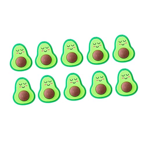 Milisten 18 Stück Teiliges Avocado Radiergummi für Lustige und Sichere Radiergummis für Schulbedarf Pädagogisches Zubehör mit Niedlichem Cartoon Design Verschiedenen Stilen von Milisten