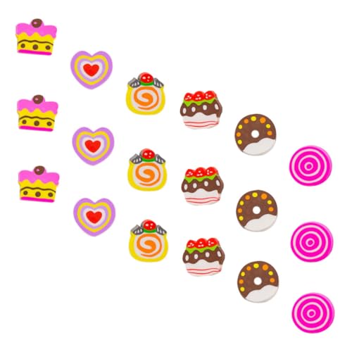 Milisten 18 Stück Teiliges Süße Donut Kuchen Radiergummis Cartoon Radiergummis für Praktische Schulbedarf für Kreative Lernmomente Milisten 18 Stück Teiliges Süße Donut Kuchen Radiergummis Cartoon Radiergummis für Praktische Schulbedarf für Kreative Lernmomente von Milisten