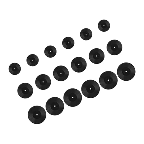 Milisten 18 Stück Vinylmodell aufzeichnen Miniaturen dekorativ Musik Figur Puppe Vinyl- Vinyl-Schallplattendekorationen aus Kunststoff CD-Dekorationen Plastik Schwarz Milisten 18 Stück Vinylmodell aufzeichnen Miniaturen dekorativ Musik Figur Puppe Vinyl- Vinyl-Schallplattendekorationen aus Kunststoff CD-Dekorationen Plastik Schwarz von Milisten