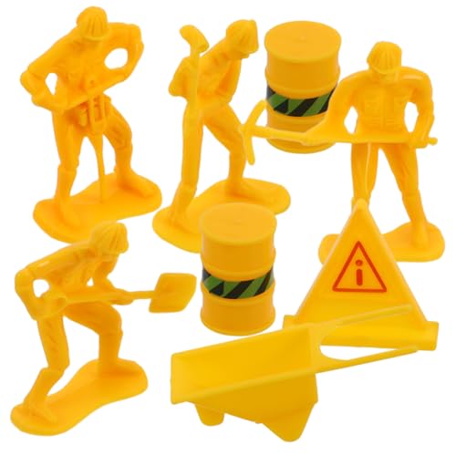 Milisten 1Satz Realistische Mini Bauarbeiter Figuren Plastikkonstruktion Szenen Requisiten für Kuchen Dekoration und Rollenspiel Sicher und Einfach zu Verwenden Milisten 1Satz Realistische Mini Bauarbeiter Figuren Plastikkonstruktion Szenen Requisiten für Kuchen Dekoration und Rollenspiel Sicher und Einfach zu Verwenden von Milisten