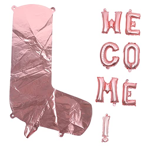 Milisten 1Satz Willkommensballons Aus Folie Alphabet Ballons Für Begrüßungsparty Dekoration Luftballons Für Feiern Und Besondere Anlässe von Milisten