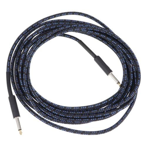 Milisten 1Stück Gitarrenkabel für Gitarren und Rauschunterdrückendes Audio Kabel mit Doppelkopfdesign Langlebiges Instrumentenkabel für Akustische und Elektrische Gitarren von Milisten