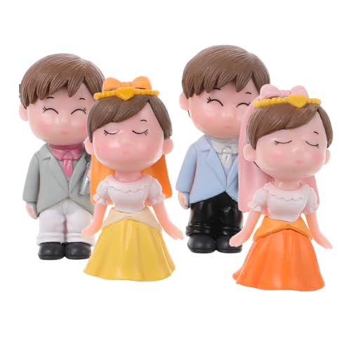 Milisten 2 Paar Hochzeitstortenaufsätze Figuren Hochzeitsaufsätze Für Kuchen Multifunktionale Paarfigur Tortenaufsatz Hochzeit Braut Tortenaufsatz Tortenzubehör Kompaktes Milisten 2 Paar Hochzeitstortenaufsätze Figuren Hochzeitsaufsätze Für Kuchen Multifunktionale Paarfigur Tortenaufsatz Hochzeit Braut Tortenaufsatz Tortenzubehör Kompaktes von Milisten