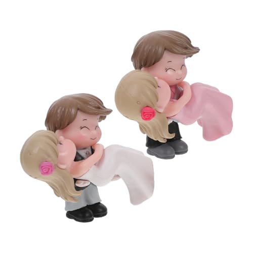 Milisten 2 Paare DIY Figuren Kuchendeko Romantische Tortendeko für Geburtstagstorte Stilvolle Cupcake Deko Vielseitige Cake Ornament Geschenkidee Milisten 2 Paare DIY Figuren Kuchendeko Romantische Tortendeko für Geburtstagstorte Stilvolle Cupcake Deko Vielseitige Cake Ornament Geschenkidee von Milisten