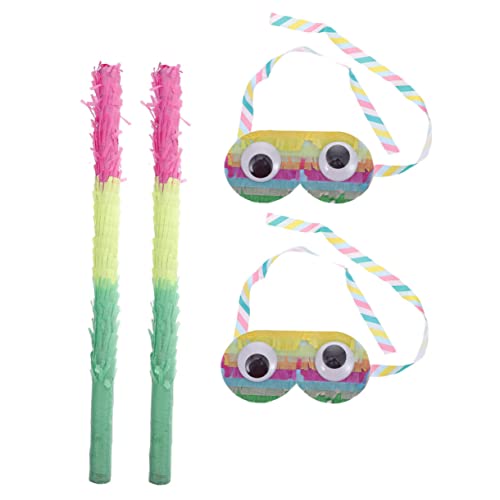 Milisten 2 Sätze Bunte Piñata Sticks und Augenmaske für Kindergeburtstagsfeiern Teiliges Partyspielzeug für Piñata Spiele für Jungen und Mädchen Leicht und Hautfreundlich Milisten 2 Sätze Bunte Piñata Sticks und Augenmaske für Kindergeburtstagsfeiern Teiliges Partyspielzeug für Piñata Spiele für Jungen und Mädchen Leicht und Hautfreundlich von Milisten
