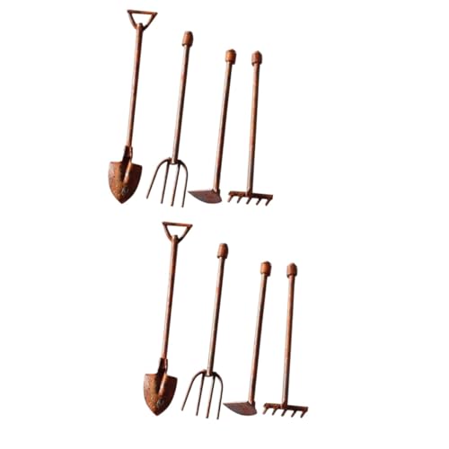 Milisten 2 Sätze Mini -Werkzeug -Ornamente Miniatur Rustikal Mini-Gartenarbeit Dekorationen Gartenzubehör Garten -mini -Werkzeuge Bonsai-werkzeugkasten Miniaturen Zinklegierung 4 Stücke * 2 Milisten 2 Sätze Mini -Werkzeug -Ornamente Miniatur Rustikal Mini-Gartenarbeit Dekorationen Gartenzubehör Garten -mini -Werkzeuge Bonsai-werkzeugkasten Miniaturen Zinklegierung 4 Stücke * 2 von Milisten