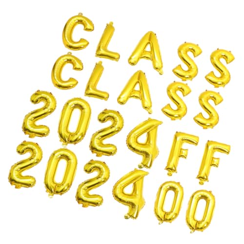 Milisten 2 Sätze Party-Ballon-Set wandverkleidung wand polsterung Klasse von Ballons wohnwand deko Marineblaue Luftballons Partyzubehör Ballon 2024 Luftballons Aluminiumfolie Golden Milisten 2 Sätze Party-Ballon-Set wandverkleidung wand polsterung Klasse von Ballons wohnwand deko Marineblaue Luftballons Partyzubehör Ballon 2024 Luftballons Aluminiumfolie Golden von Milisten
