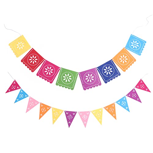 Milisten 2 Sätze Party-Latte-Art Tag der Toten Dekorationen Pinata Dekorationen Ornament Ammer mit mexikanischem Thema mexikanisches Pinata-Party-Banner gefühlt Milisten 2 Sätze Party-Latte-Art Tag der Toten Dekorationen Pinata Dekorationen Ornament Ammer mit mexikanischem Thema mexikanisches Pinata-Party-Banner gefühlt von Milisten