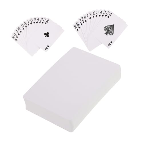 Milisten 2 Sätze Spielkarten mit Wärmeübertragung Sublimations-Blankokarte Papierkarten selber Machen Leere DIY-Karten Leere DIY-Poker Blankokarten für die Kartenherstellung tragbare Karte Milisten 2 Sätze Spielkarten mit Wärmeübertragung Sublimations-Blankokarte Papierkarten selber Machen Leere DIY-Karten Leere DIY-Poker Blankokarten für die Kartenherstellung tragbare Karte von Milisten